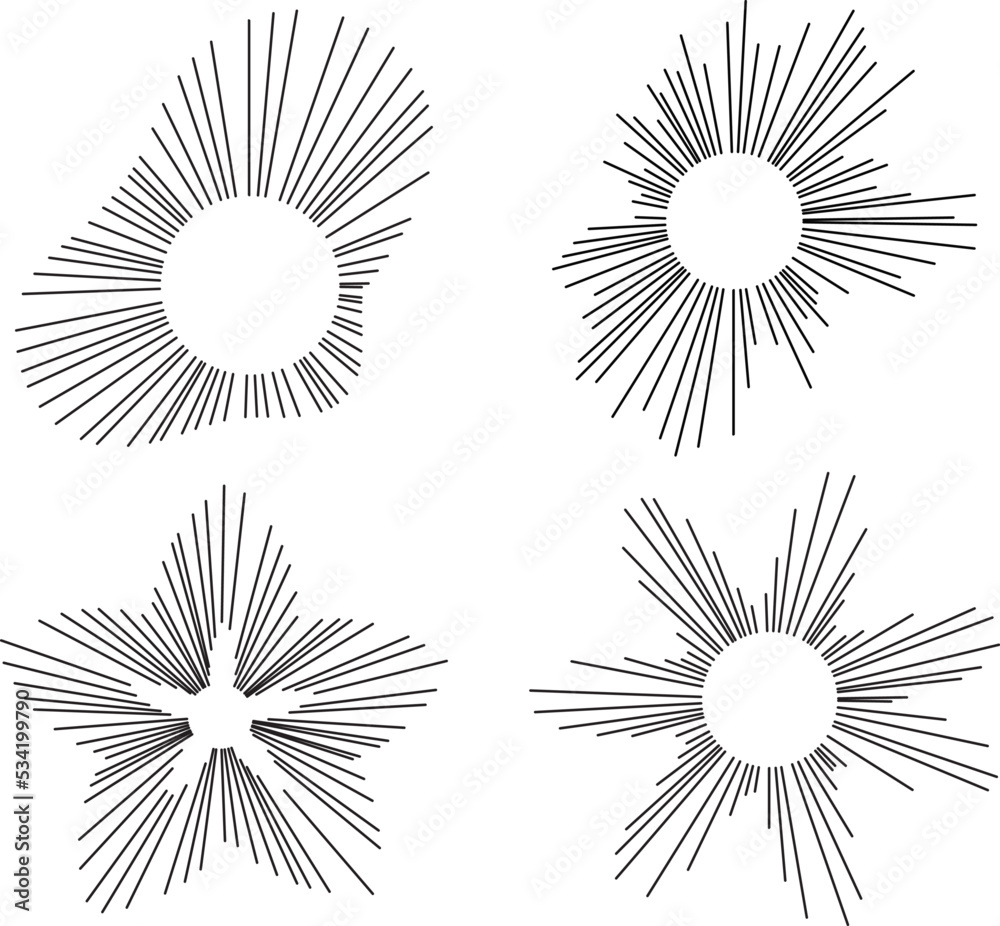 Fototapeta premium vector audio sound waves pulse in circle form