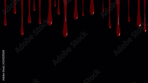 Multiple Blood Drips On Alpha