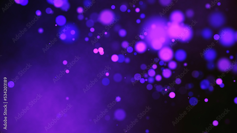 Purple and blue shades abstract bokeh background, abstract neon design Purple and blue shades abstract bokeh background, abstract neon design