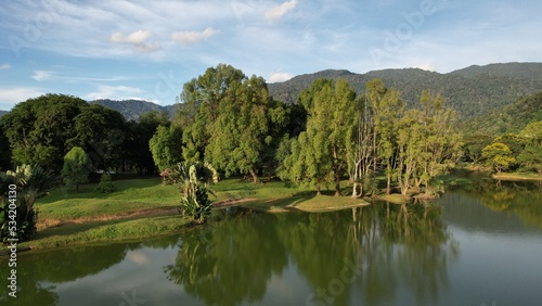 Taiping  Malaysia - September 24  2022  The Landmark Buildings and Tourist Attractions of Taiping
