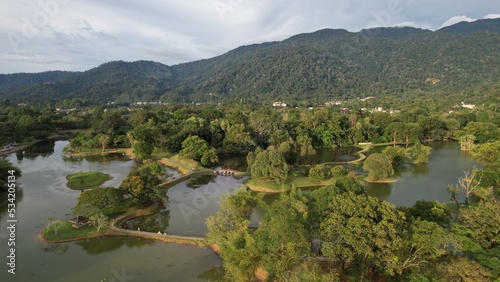 Taiping, Malaysia - September 24, 2022: The Landmark Buildings and Tourist Attractions of Taiping