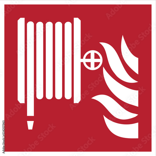 Fire Hose Reel Sign