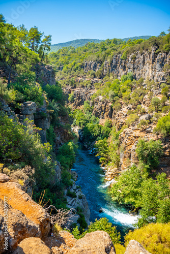 Koprulu Canyon National Park in Manavgat of Antalya. 