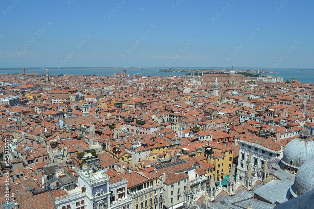 City view of Venice, Italy. 