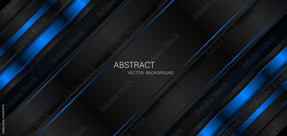 Abstract black and blue stripes and free space for design. modern technology innovation concept background
Abstract black and blue stripes and free space for design. modern technology innovation concept background