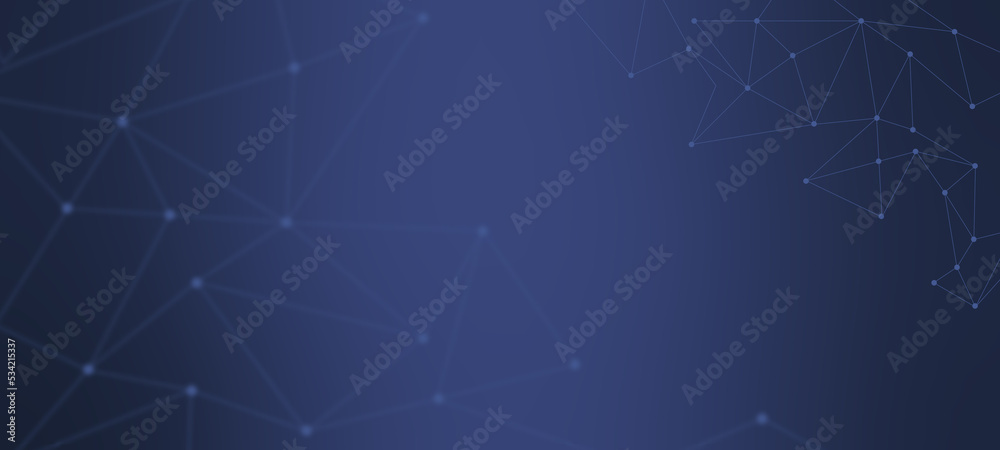 Abstract dark blue gradient background with the network connection pattern Abstract dark blue gradient background with the network connection pattern
