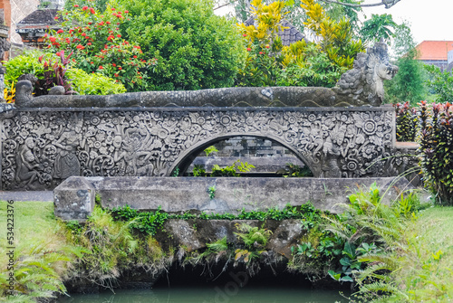 View of Pura Taman Ayun located in Bali, Indoesia. photo