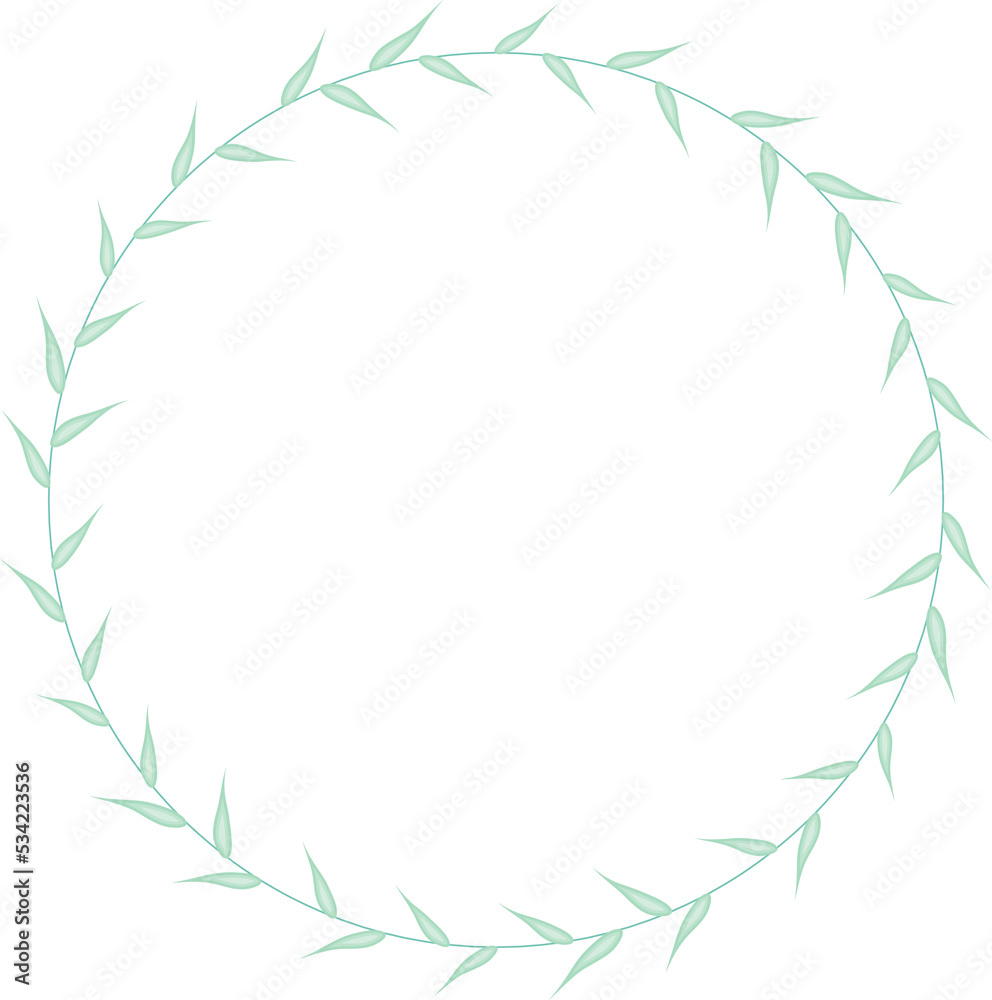 Leaf Wreath for Decoration