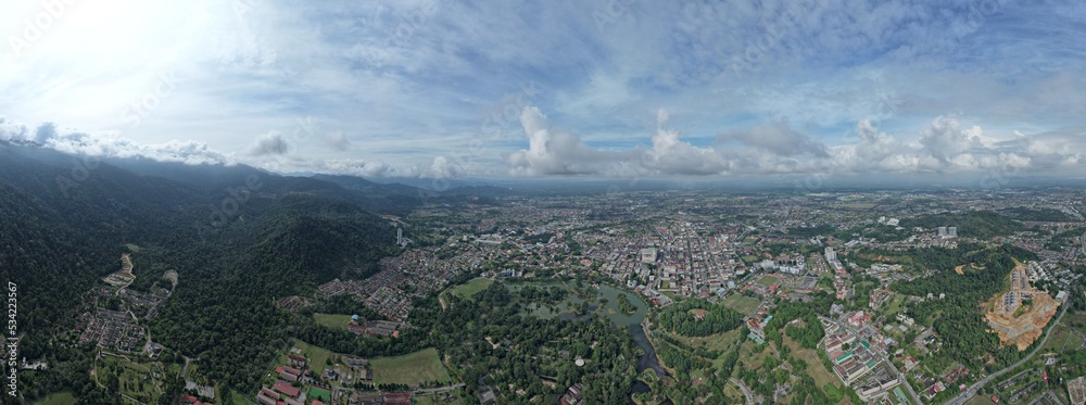 Taiping, Malaysia - September 24, 2022: The Landmark Buildings and Tourist Attractions of Taiping