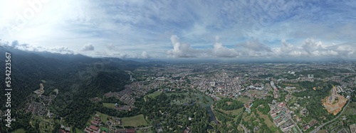 Obraz na płótnie Taiping, Malaysia - September 24, 2022: The Landmark Buildings and Tourist Attractions of Taiping w salonie