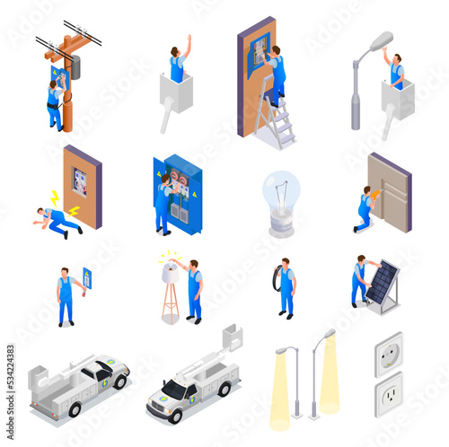 Electrician Isometric Set