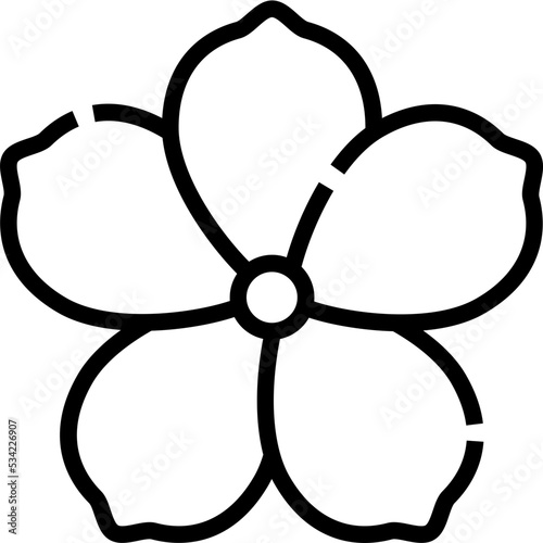 frangipanier icon symbol element