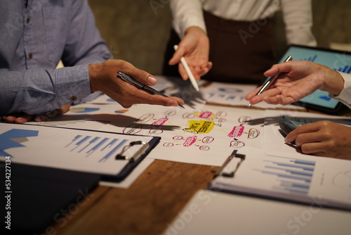 businesspeople meeting for new project 