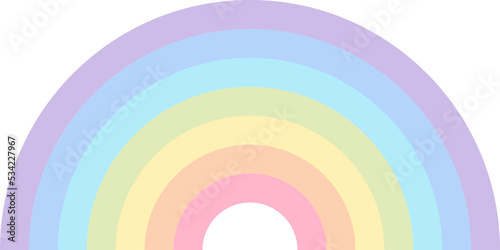 Pastel Rainbow for Decoration