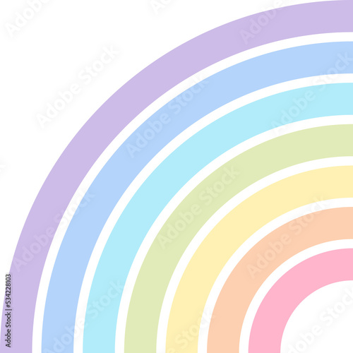 Pastel Rainbow for Decoration © NNJ Designs