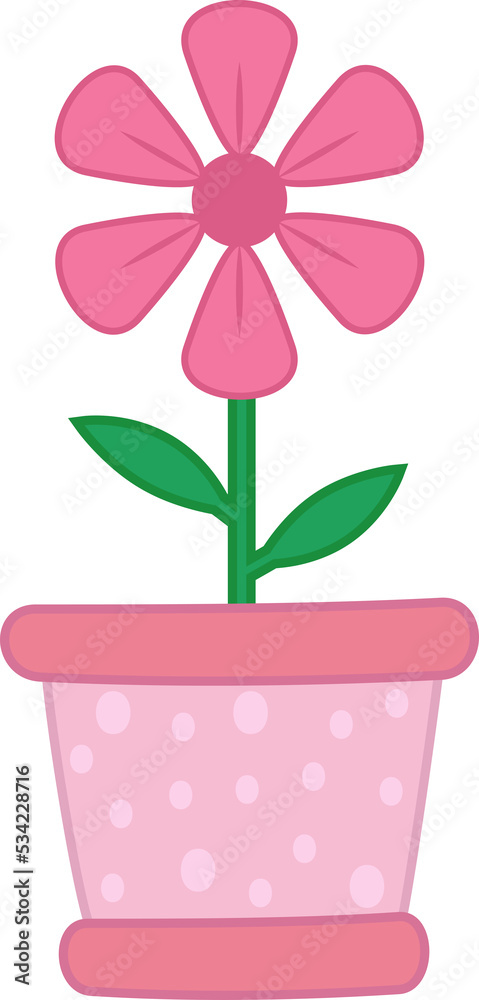 Flower in Pot for Decoration Flower in Pot for Decoration