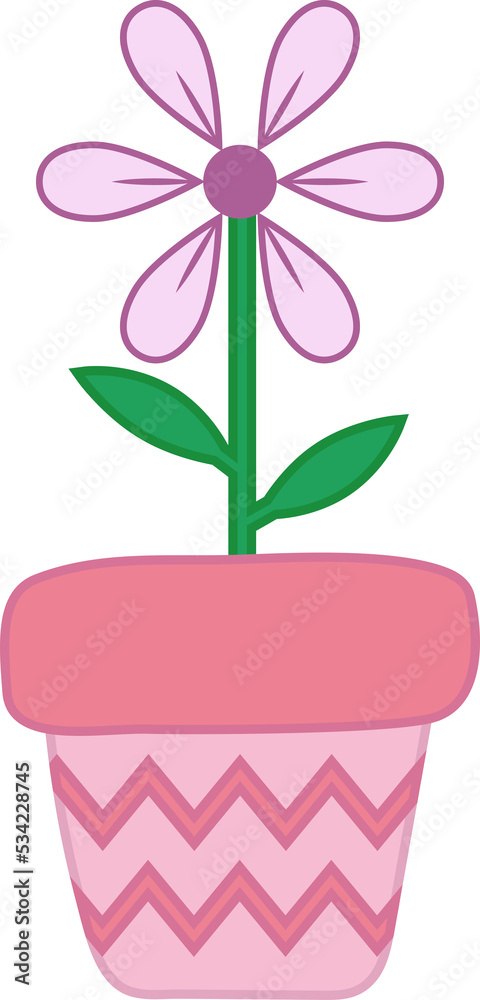 Flower in Pot for Decoration Flower in Pot for Decoration