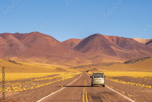 Camperevan 4x4 in San Francisco Pass corridor Catamarca and Chile photo