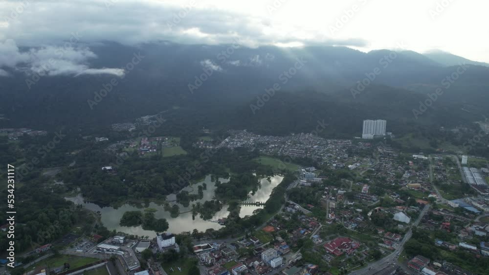 Taiping, Malaysia - September 24, 2022: The Landmark Buildings and Tourist Attractions of Taiping Taiping, Malaysia - September 24, 2022: The Landmark Buildings and Tourist Attractions of Taiping
