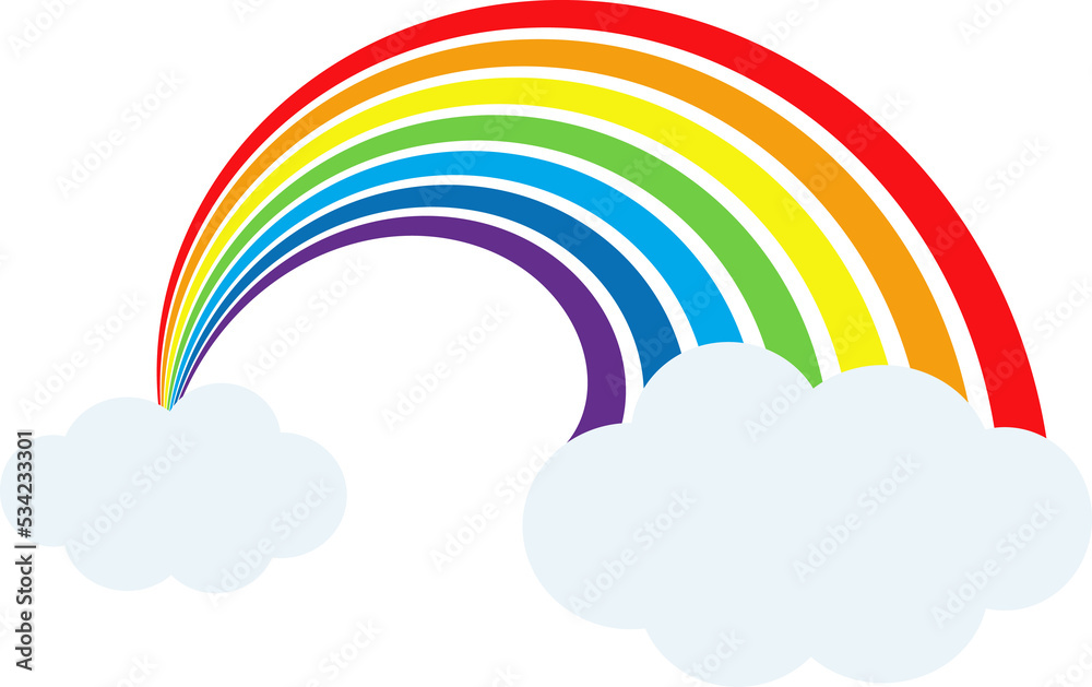 Rainbow with Cloud for Decoration Rainbow with Cloud for Decoration