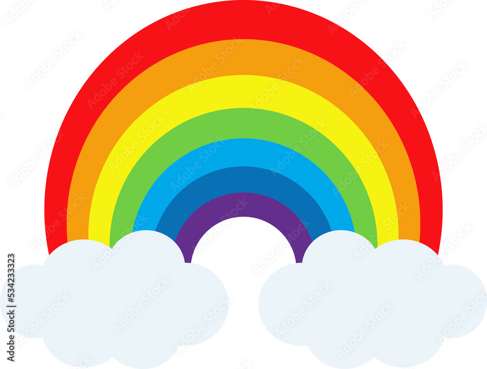 Rainbow with Cloud for Decoration Rainbow with Cloud for Decoration