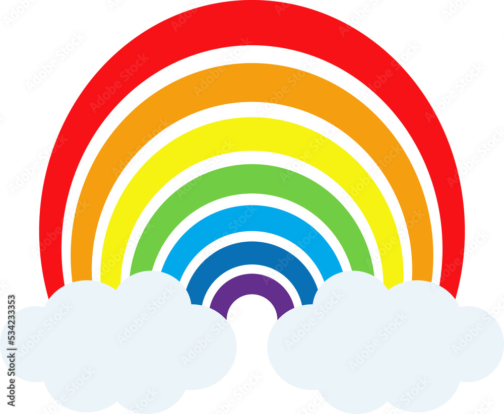 Rainbow with Cloud for Decoration Rainbow with Cloud for Decoration