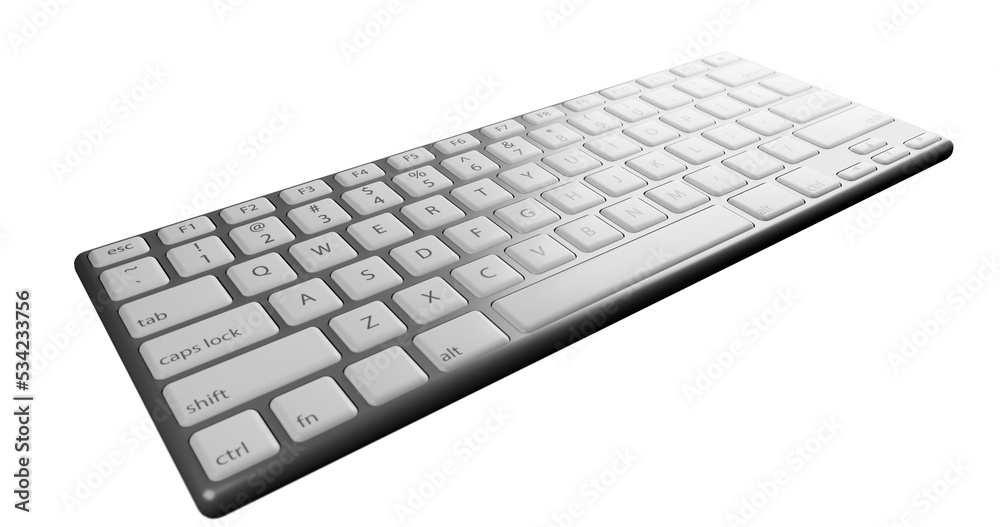 computer keyboard isolated on white computer keyboard isolated on white