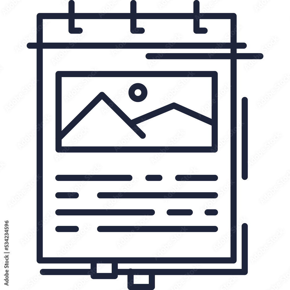 Document icon vector paper report page simple Document icon vector paper report page simple
