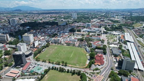 Ipoh, Malaysia - September 24, 2022: The Landmark Buildings and Tourist Attractions of Ipoh © Aerial Drone Master