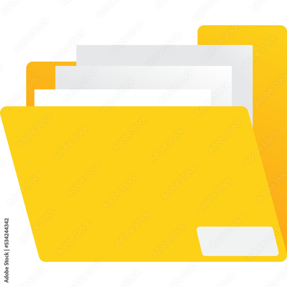 File folder vector icon document on computer File folder vector icon document on computer
