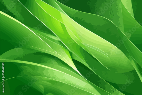 green abstract background for wide banner with modern, banner