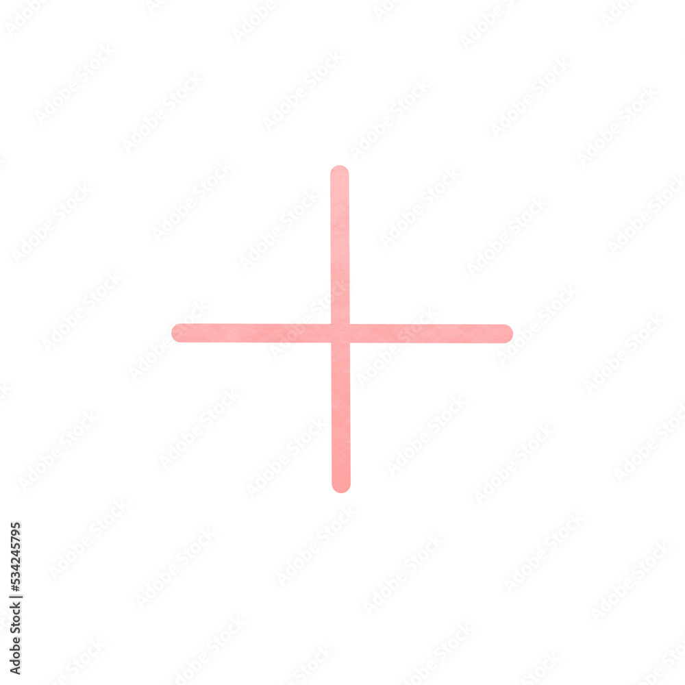 Obraz premium Pink Sparkle Decorative Outlined