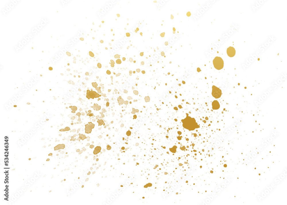 Gold Splatter Paint Splash Stock Illustration | Adobe Stock