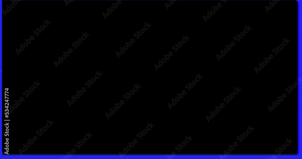 Signboard with empty space for logo or text. Animation glitch effect	
