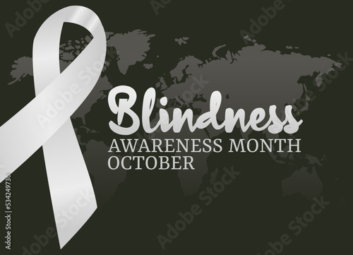 vector graphic of blindness awareness month good for blindness awareness month celebration. flat design. flyer design.flat illustration.