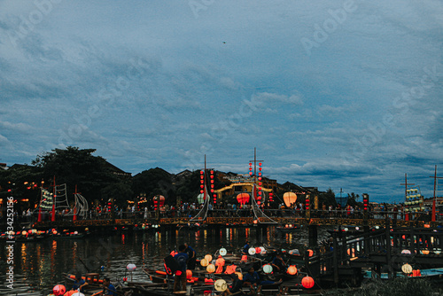 Rainy day at Old Town Hoi An, Vietnam