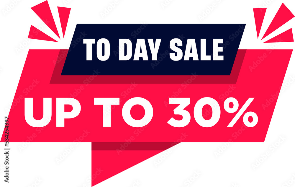 Vector Illustration Today Only Sale Sign. Up To 30 percent Off Origami Speech Bubble. Sale Label Design. Vector Illustration Today Only Sale Sign. Up To 30 percent Off Origami Speech Bubble. Sale Label Design.