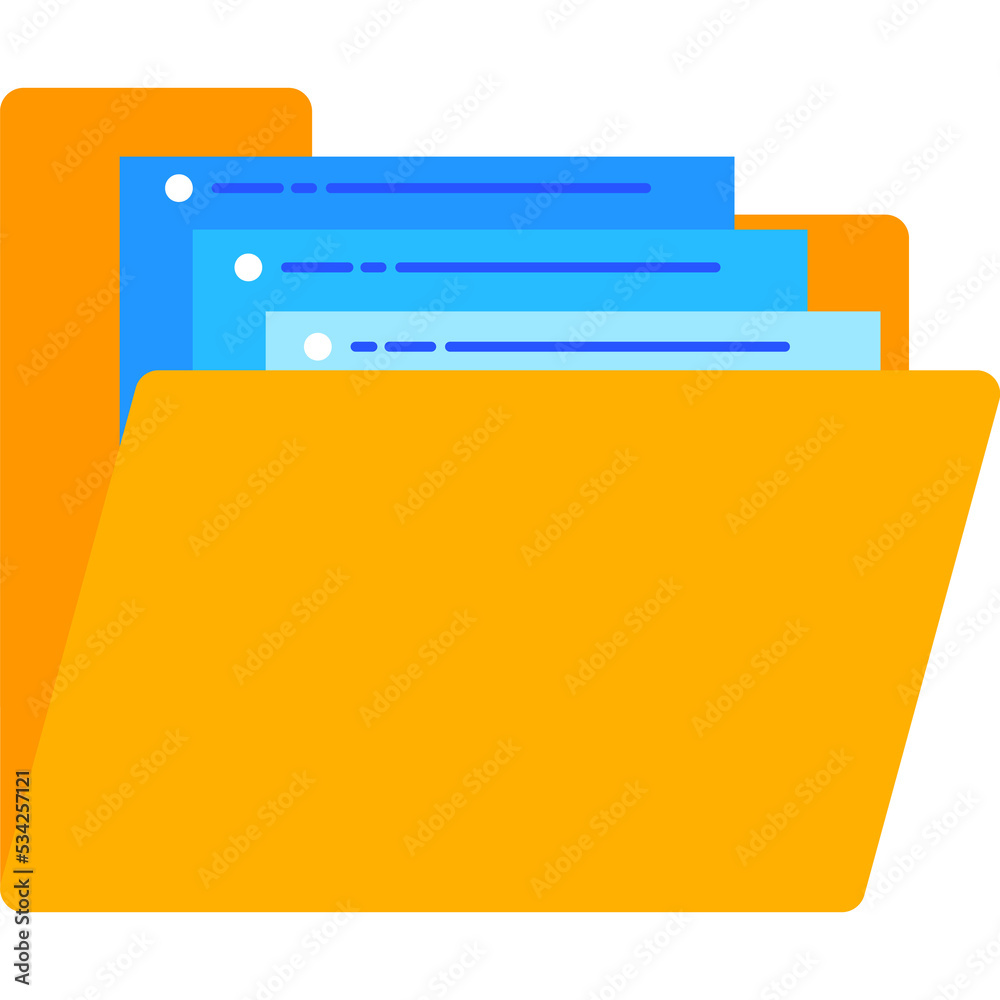 Folder with electronic document vector file icon Folder with electronic document vector file icon