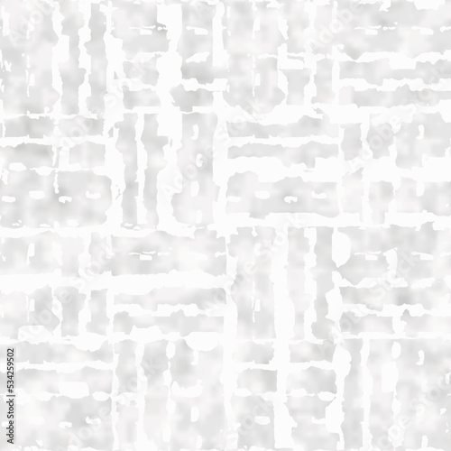 Gray Watercolor-Dyed Effect Mottled Geometric Ornament Textured Pattern