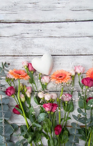 Beautiful bouquet with gerb...