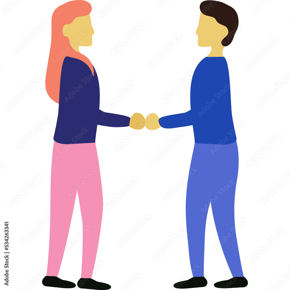 Man and woman love couple flat vector icon Man and woman love couple flat vector icon