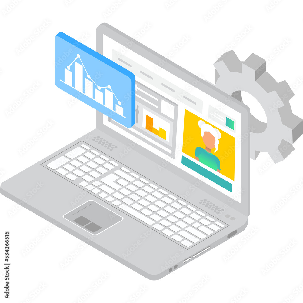 Account settings icon, vector web option sign Account settings icon, vector web option sign