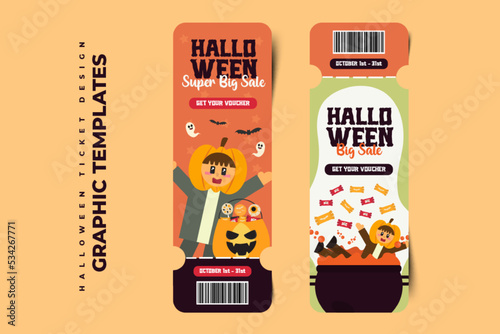 Halloween graphic design simple and elegant template that is easy to customize