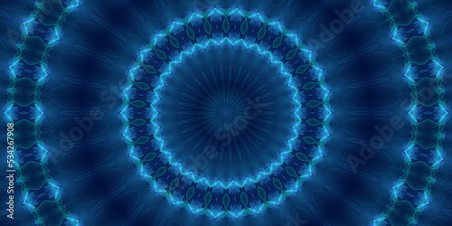 Hintergrund Mandala Fraktal für Druck Design und Websites