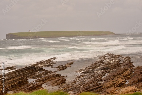 Rough sea orkney