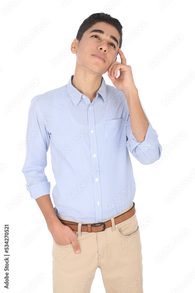 young man thinking young man thinking