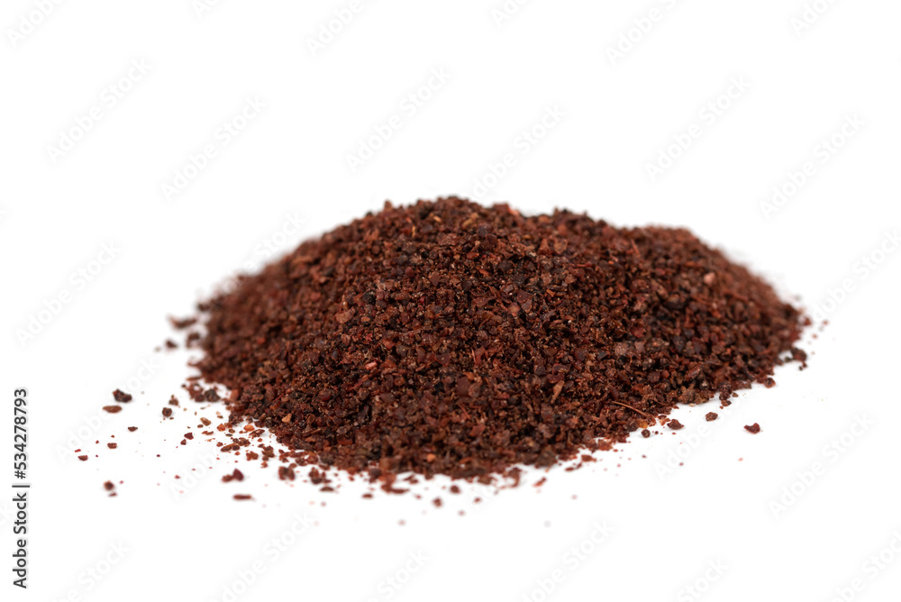 the fresh natural powder Sumac Spice (Rhus) the fresh natural powder Sumac Spice (Rhus)
