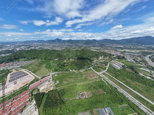 Ipoh, Malaysia - September 24, 2022: The Landmark Buildings and Tourist Attractions of Ipoh