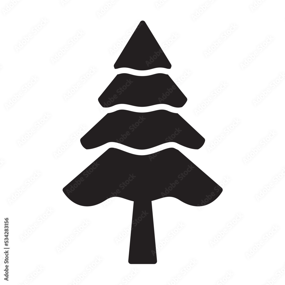 Christmas Tree Icon Vector Illustration Flat Design, Christmas Pine Tree Icon Vector Style Christmas Tree Icon Vector Illustration Flat Design, Christmas Pine Tree Icon Vector Style