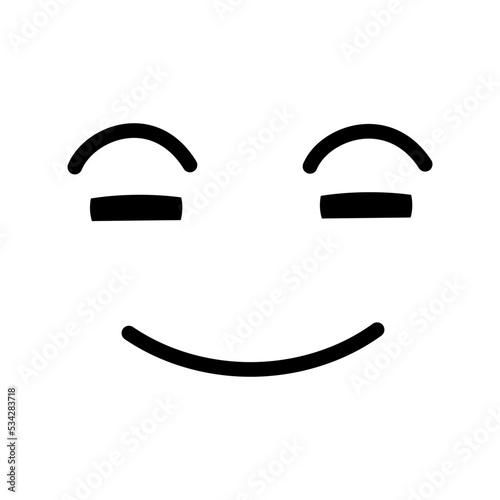 Smiley Face icon vector. Happy Face illustration sign. laugh symbol or logo.